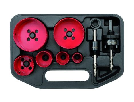 ZESTAW OTWORNIC DLA ELEKTRYKÓW 22-73MM 8 CZĘŚCI