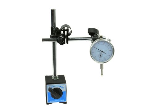 GEKO CZUJNIK ZEGAROWY 10/0,01mm + STATYW MAGNETYCZNY