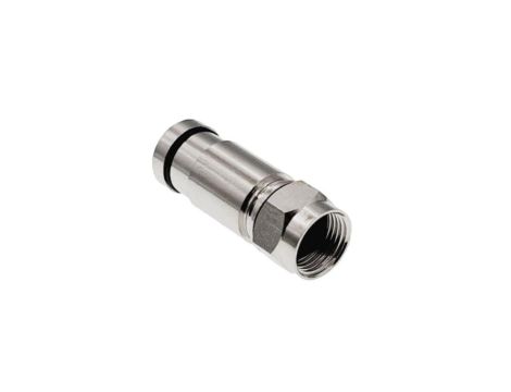 Złącze F kompresyjne RG6, średnica tulei wewnętrznej 4.80 mm (0,1) RGTec