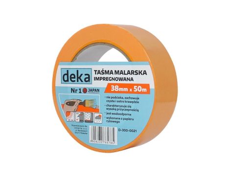 TAŚMA RYŻOWA MALARSKA IMPREGNOWANA 38MM*50M
