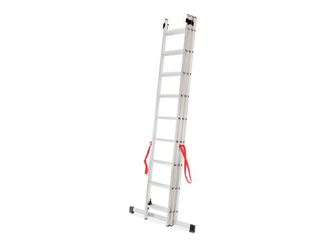 AWTOOLS DRABINA ALUMINIOWA BASIC 3x10 STOPNI 150KG - 5