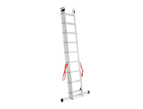 AWTOOLS DRABINA ALUMINIOWA BASIC 3x10 STOPNI 150KG - 6