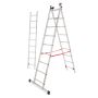 AWTOOLS DRABINA ALUMINIOWA BASIC 3x10 STOPNI 150KG - 8