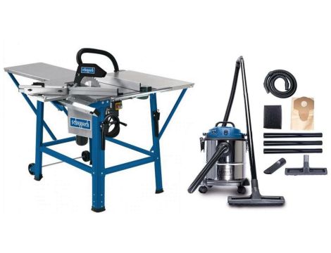Zestaw pilarka stołowa ts310 230v 2,2kw +odkurzacz nts20