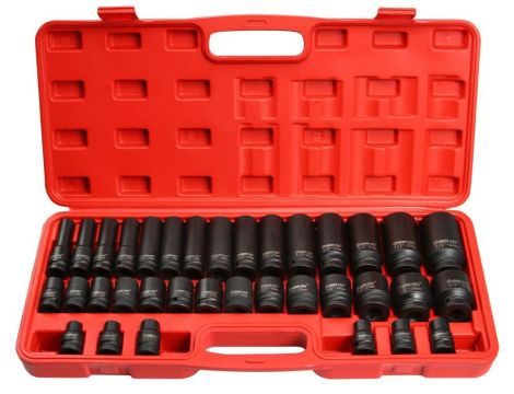 ZESTAW NASADEK UDAROWYCH 1/2" 8-32mm 35cz. MAR-POL