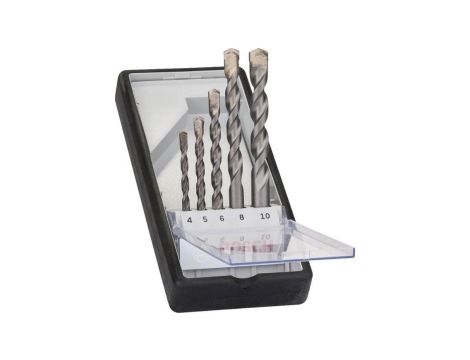 Zestaw wierteł cyl-3 fi 4,5,6,6,8,10,12 7szt.