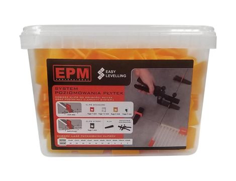 SYSTEM UKŁADANIA PŁYTEK EASY LEVELING 200 KLIPSÓW 2MM