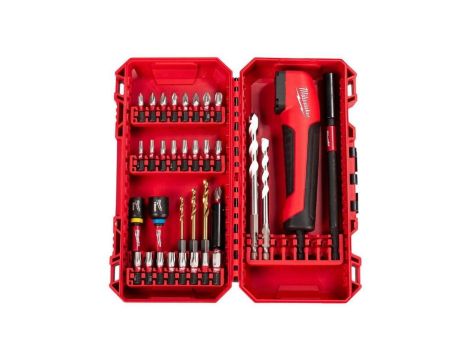 ZESTAW BITÓW I WIERTEŁ Z NASADKĄ KĄTOWĄ 35 EL.