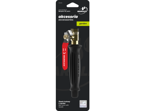 MAROLEX ZAWÓR KULOWY 3/8" Z RĄCZKĄ