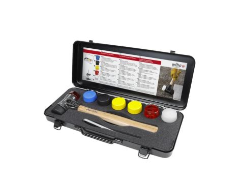 MŁOTEK Z MIĘKKIM OBUCHEM ZESTAW SAFETY 8 CZ., KASETA