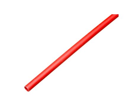 Rura termokurczliwa cienkościenna, odcinki 1m, CR 1,6/0,8 czerwona, 427504 /100szt./