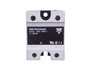 Przekaźnik półprzewodnikowy jednofazowy 50A 90-280V AC sterowanie 4-20mA RM1E23AA50