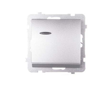 AS Łącznik hotelowy z podświetleniem srebro ŁP-15GS/m/18