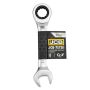 JCB KLUCZ OCZKOWY Z GRZECHOTKĄ  KRÓTKI 11mm - 3