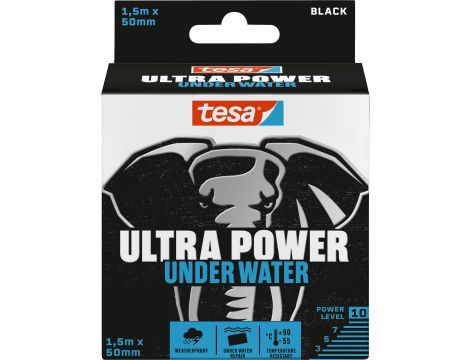TESA TAŚMA NAPRAWCZA CZARNA 1,5m x 50mm ULTRA POWER WODOODPORNA