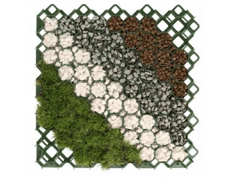 KRATKA OGRODOWA ZIELONA 40mm /60cm x 60cm MULTI GRID - 3