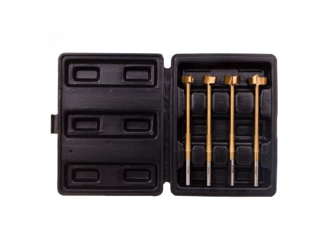 Komplet frezów do drewna uniwersalne fi 15 18 20 22 mm długość 130 mm ostrza pokryte azotkiem tytanu 57H246 /4szt./