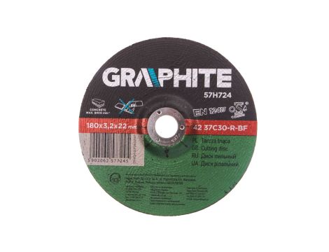 Tarcza tnąca do kamienia 180x3.2x22.2 mm 42 37C30-R-BF 57H724