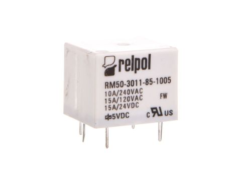 Przekaźniki miniaturowy 1P 12A 5V DC PCB RM50-3011-85-1005 2611652