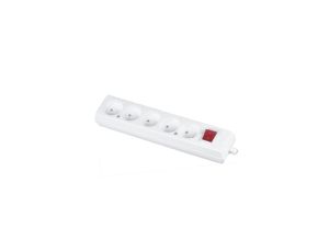 Rozgałęźnik do przedłużacza z wyłącznikiem 5-gniazd b/u 16A 2P 250V białe GN-560WS