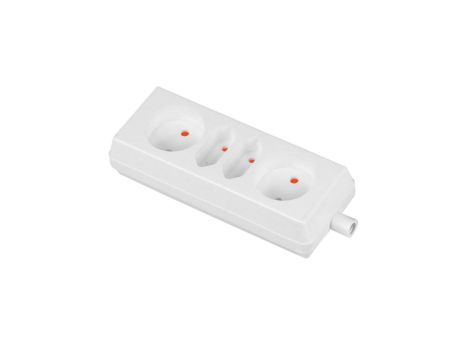 Rozgałęźnik do przedłużacza 4-gniazda 16A 2x2P+2xEuro 250V czarne GN-462