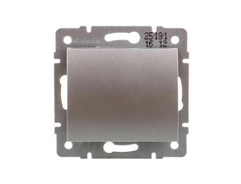 LOGI Łącznik schodowy śrubowy 10AX 250V srebrny 021050143 25191