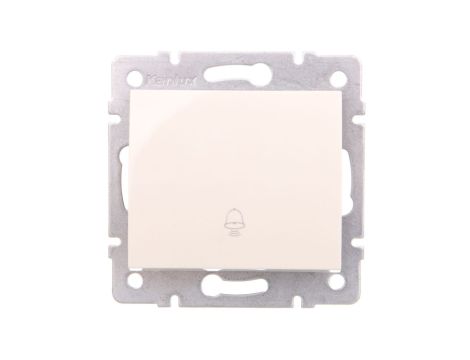 LOGI Łącznik zwierny dzwonek śrubowy 10AX 250V kremowy 021030103 25131