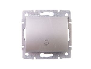 LOGI Łącznik zwierny dzwonek śrubowy 10AX 250V srebrny 021030143 25190