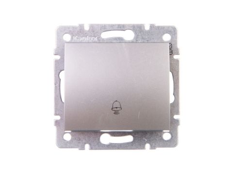 LOGI Łącznik zwierny dzwonek śrubowy 10AX 250V srebrny 021030143 25190