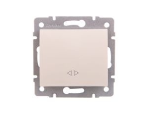 LOGI Łącznik krzyżowy śrubowy 10AX 250V kremowy 021070103 25134