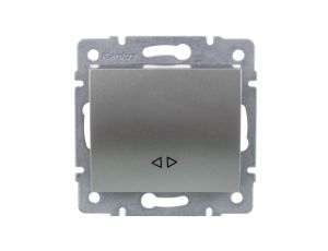 LOGI Łącznik krzyżowy śrubowy 10AX 250V srebrny 021070143 25193