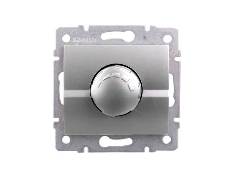 LOGI Ściemniacz obrotowy 500W z filtrem śrubowe 10AX 250V Srebrny 25201