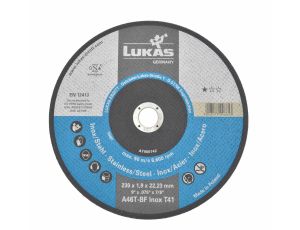 LUKAS TARCZA DO METALU 230mm x 1,9mm A46T-BF* INOX %%%