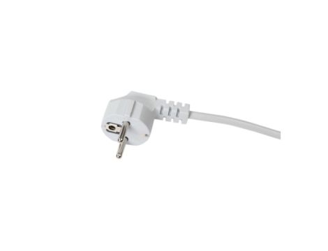 Przewód przyłączeniowy z wtyczką WJ-22 z/u Uni-Schuko 7m H03VV-F 3x0,75 biały