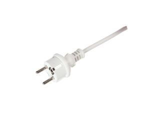 Przewód przyłączeniowy z wtyczką WJ-34 z/u Uni-Schuko 1,5m IP44 H03VVF 3x1,5 biały