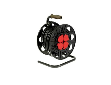 Przedłużacz bębnowy 25m H05RR-F 3x1,5 4xGS IP44 /+ termik/ PS-BT G IP44