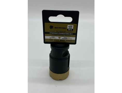 KORONA DIAMENTOWA M14  35mm WIERCENIE NA SUCHO /INDIAN PROFESSIONAL - 2