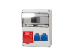 Rozdzielnica LAGO 11M - gniazda 16A 5p, 2x230V /11 modułów/
