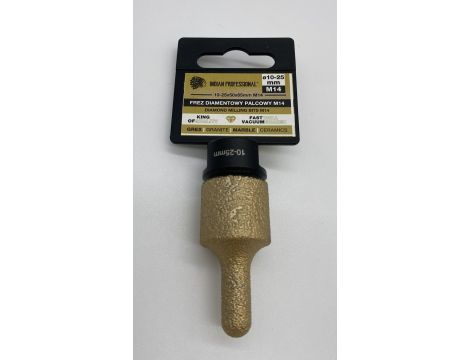 FREZ DIAMENTOWY PALCOWY M14  10-25mm /INDIAN PROFESSIONAL