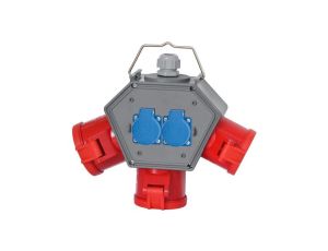 Rozdzielnica POLYBOX - gniazda 2x16A 5p, 32A 5p, 2x230V