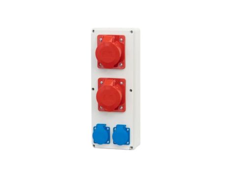 Rozdzielnia VERTICAL S - gniazda 16A 5p, 32A 5p, 2x230V