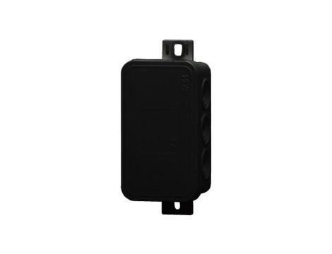 Puszka hermetyczna V8, termoplast 80x45x41 IP54, czarna - klik, 8 osłabień