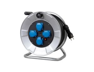 Przedłużacz na bębnie metalowym BORDO-320 4x230V OW 3x1,5 z termikiem /25m/