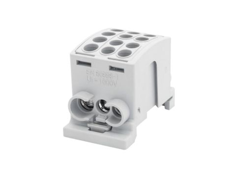 Zacisk odgałęźny HLK 100A-3 (1x25,2x16 / 1x25,2x16) Al/Cu - szary