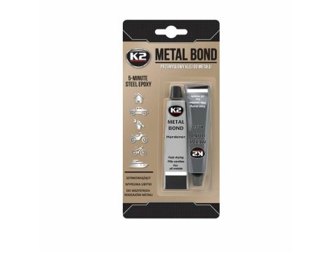 K2 KLEJ EPOKSYDOWY DO ŁĄCZENIA METALI, O PRZEMYSŁOWEJ WYTRZYMAŁOŚCI. METAL BOND 56,7G