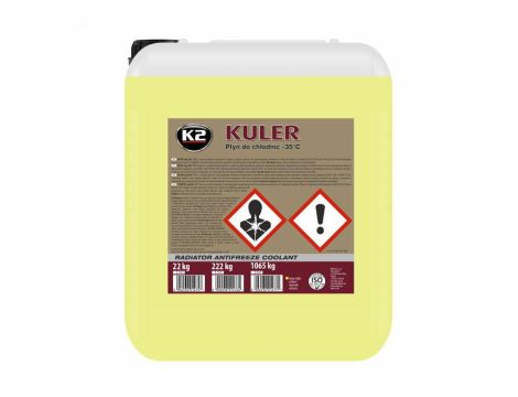 K2 PŁYN DO CHŁODNIC. KULER -35C 20KG ZÓŁTY