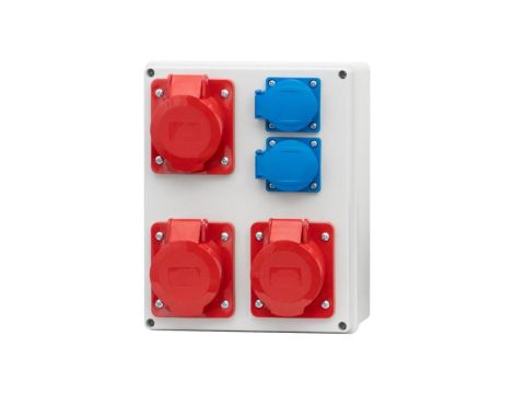 Rozdzielnica R-240 - gniazda 2x16A 5p, 32A 5p, 2x230V