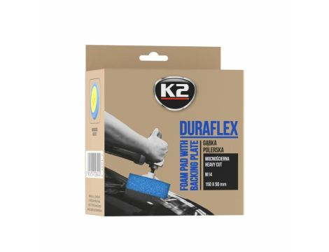 K2 M14 NIEBIESKA 150MM GŁADKA DURAFLEX MOCNOŚCIERNA GWINT GWINT M14
