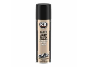 K2 AKRYLOWY LAKIER SZYBKOSCHNĄCY CZARNY POŁYSK 500ML