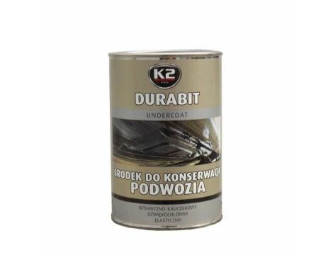 K2 BITUMICZNY ŚRODEK DO KONSERWACJI PODWOZIA DURABIT 1L (POD PĘDZEL)